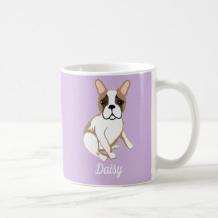 Tasse personnalisée par lavande pie de faon de