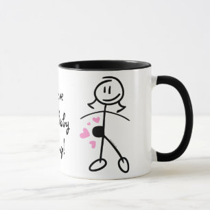 Tasse personnalisée par maman de bâton de bosse