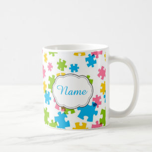 Tasse personnalisée par morceau en pastel de