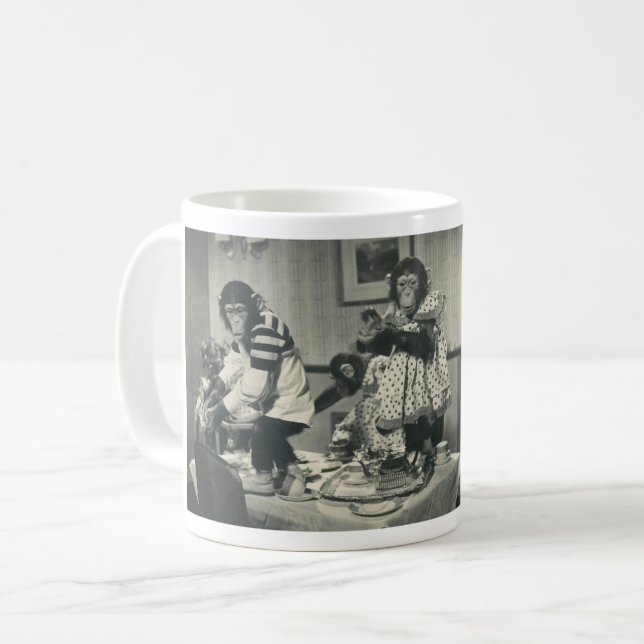 Tasse personnalisée Party Monkey (Devant gauche)