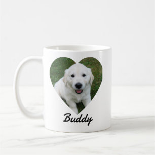Tasse personnalisée photo moderne simple pour anim