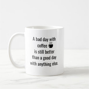 Tasse personnalisée pour amateur de café avec text