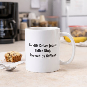 Tasse personnalisée pour conducteur de chariot élé