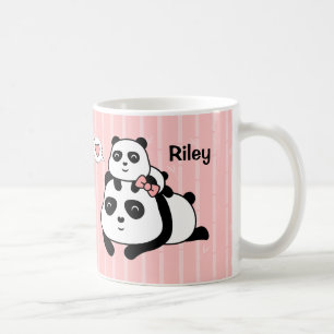 Tasse personnalisée pour enfants avec un bébé pand