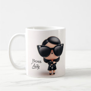 Tasse personnalisée pour femme chef d'entreprise/C