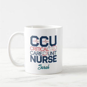 Tasse personnalisée pour infirmière de l'unité de
