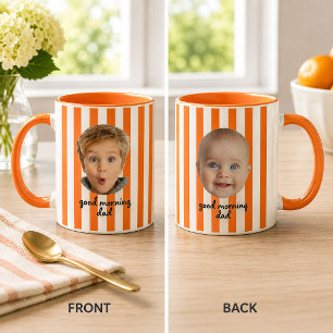 Tasse personnalisée pour la fête des pères avec 2