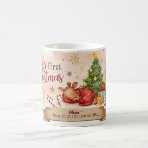 Tasse personnalisée pour le premier Noël de bébé