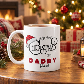 Tasse personnalisée pour le premier Noël en tant q