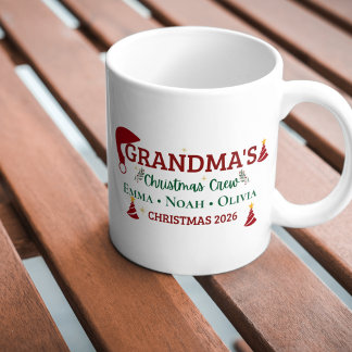 Tasse personnalisée pour l'équipe de Noël de grand