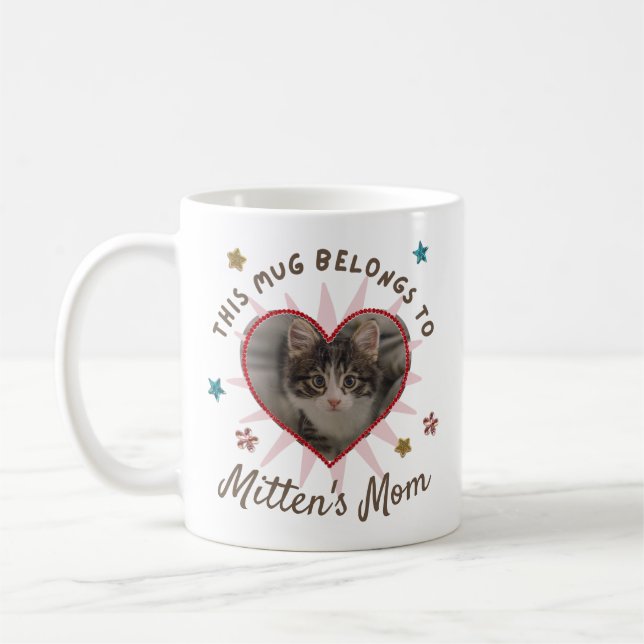 Tasse personnalisée pour maman de chat (Gauche)