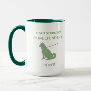 Tasse personnalisée pour maman de Shiba Inu indépe