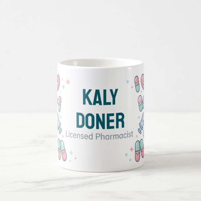 Tasse personnalisée pour pharmacien agréé | Pharma (Centre)