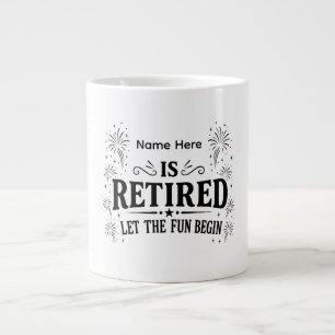 Tasse personnalisée pour retraite - Que la fête co