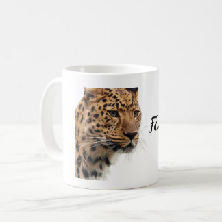 Tasse Personnalisée Tigre Intrépide avec Nom Perso