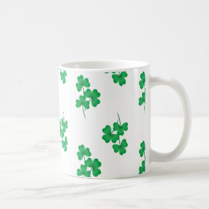 Tasse personnalisée trèfle de la Saint-Patrick