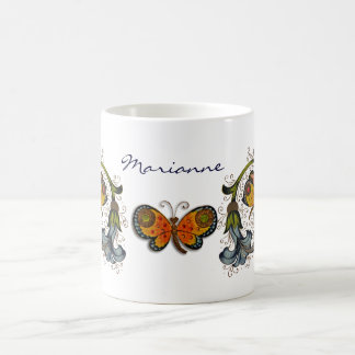 Tasse personnelle de papillon florentin de la