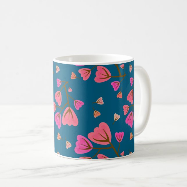 Tasse Pétales Rougissants (Devant droit)