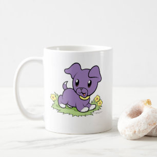 Tasse Petit Chiots Violet