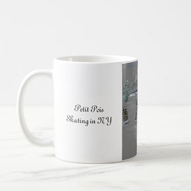 Tasse Petit Pois patine à NY (Gauche)