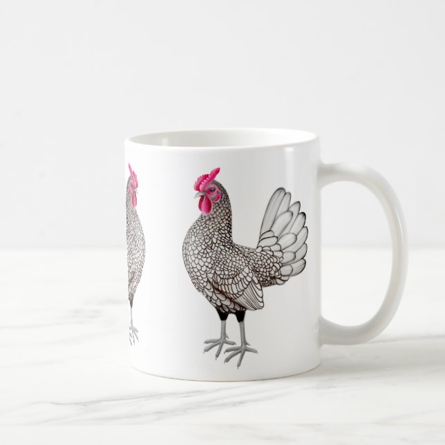 Tasse petite de coq de Sebright (Droite)