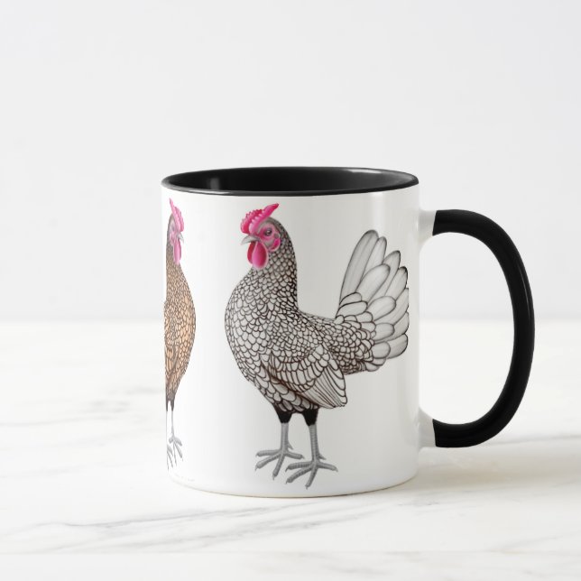 Tasse petite de sonnerie de poulets de Sebright (Droite)