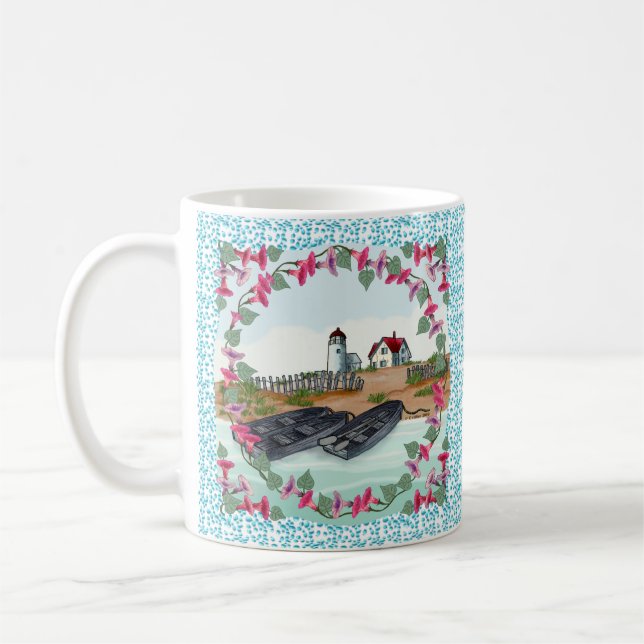 Tasse Phare du Cap Neddick Maine (Gauche)