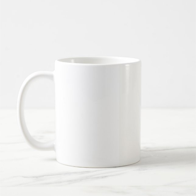 Tasse Phase de Lune de Noël - Blanc & Vert (Gauche)