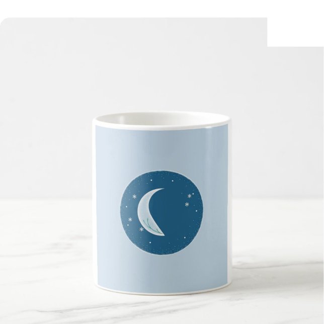 Tasse Phase de Lune de Noël - Glacé & Argent (Créateur téléchargé)