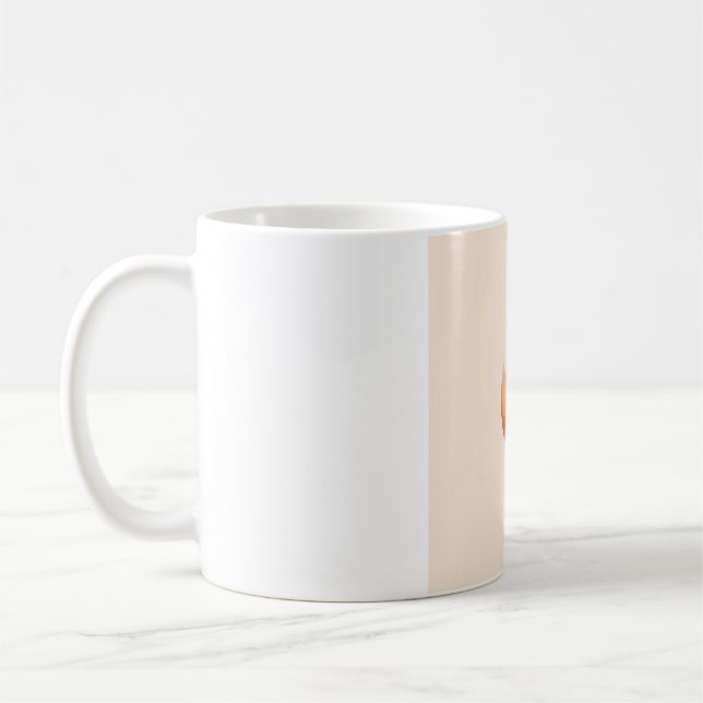 Tasse Phase Lunaire Aquarelle Douce - T Terracotta (Gauche)