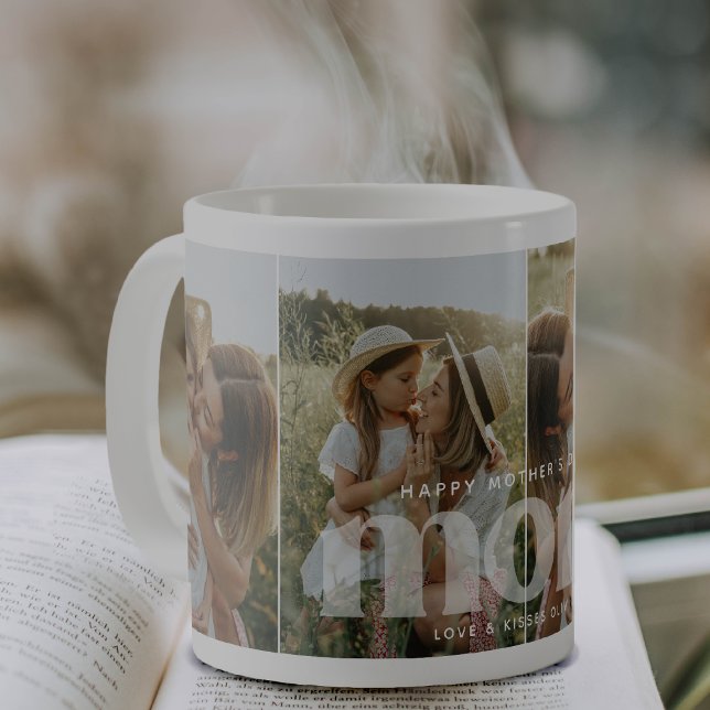 Tasse photo avec superposition de typographie mign (Créateur téléchargé)