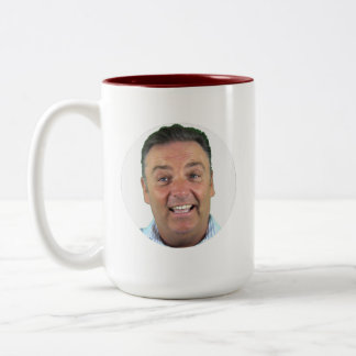 Tasse photo bicolore MAROON - Mug personnalisé à c