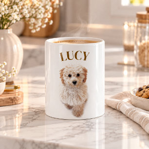 Tasse photo de chien personnalisée – Avec votre an