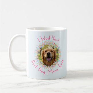 Tasse photo de chien personnalisée Meilleure maman