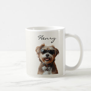Tasse photo de compagnie personnalisée avec nom