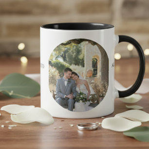 Tasse photo de couple personnalisée - Romantique