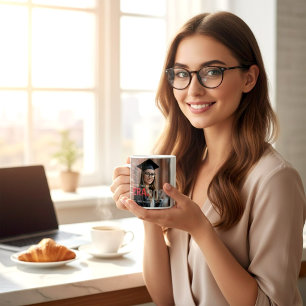 Tasse photo de remise des diplômes de la promotion