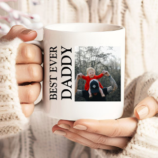 Tasse photo Meilleur Papa du Monde, anniversaire d