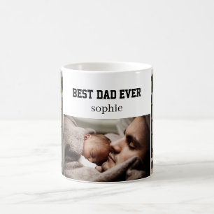 Tasse Photo Mug Personnalisée Meilleur Papa - Nom