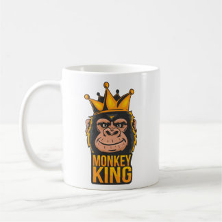 Tasse Photo Nom Typographie Moderne Cool MonkeyKin