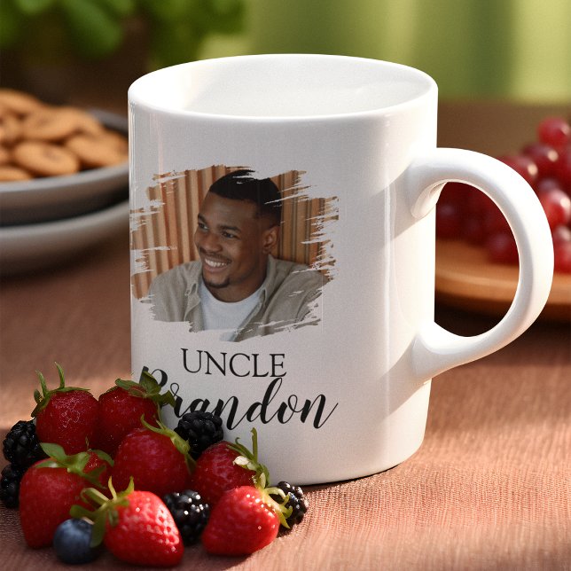 Tasse Photo Oncle Personnalisée (Créateur téléchargé)