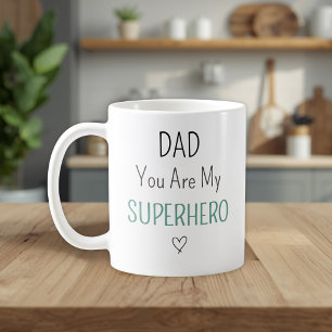 Tasse Photo Papa Moderne Tu Es Mon Super-Héros