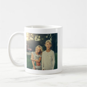 Tasse photo personnalisée - Avec poignée colorée C