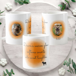 Tasse photo personnalisée Bouledogue français oran
