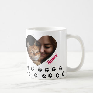 Tasse photo personnalisée Empreintes de pattes e