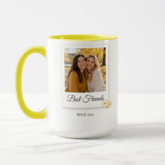 Tasse photo personnalisée Meilleure amie avec des 