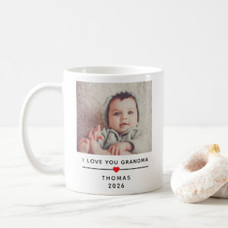 Tasse photo personnalisée pour enfant pour grand-m