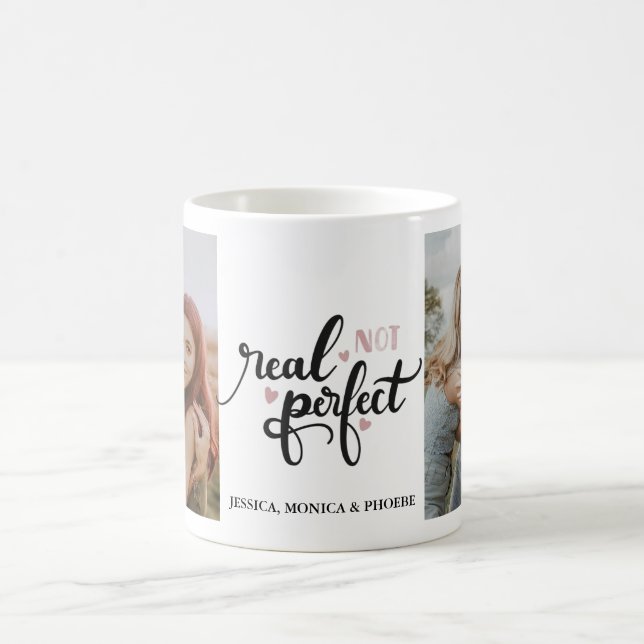Tasse photo "Réel et non parfait" (Centre)