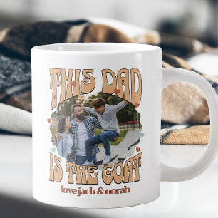 Tasse Photo Rétro Ce Papa est la Chèvre