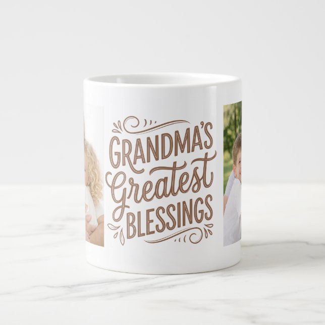 Tasse photo spéciale des plus grandes bénédictions (Devant)